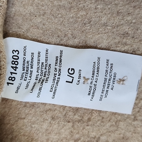 Hunter Light Tan Wool Jacket - Picture 4 of 7